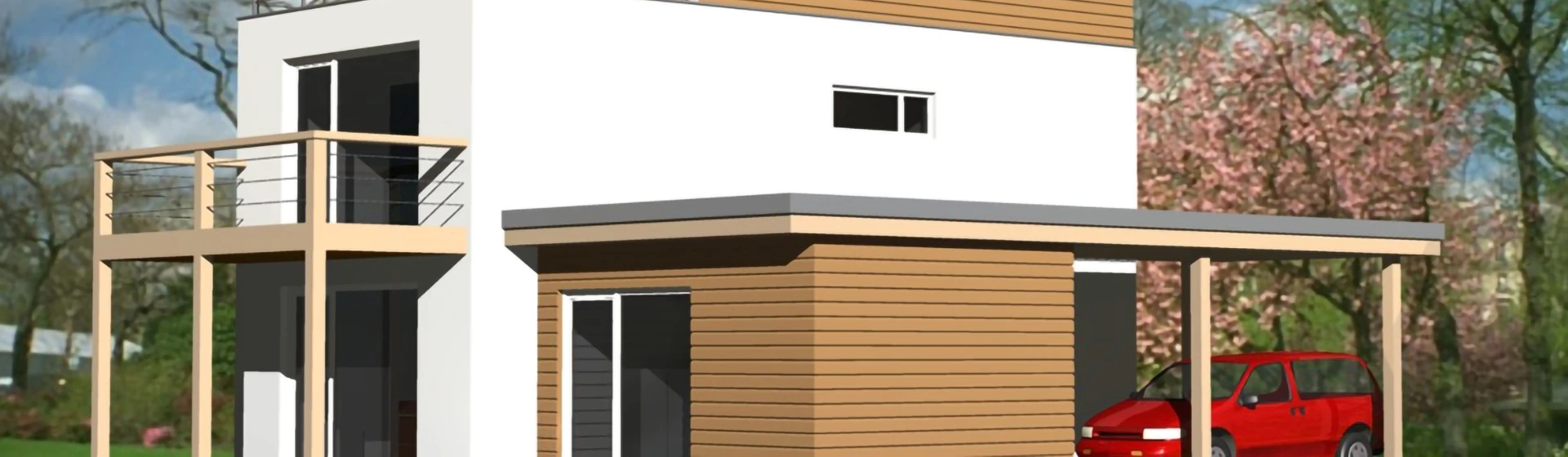 Projekt domu z altaną