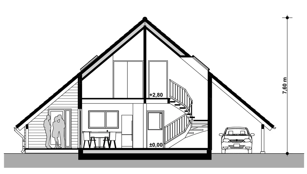 Projekt elewacje i parter