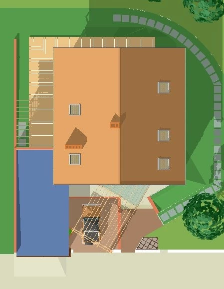 Projekt elewacje i przekrój